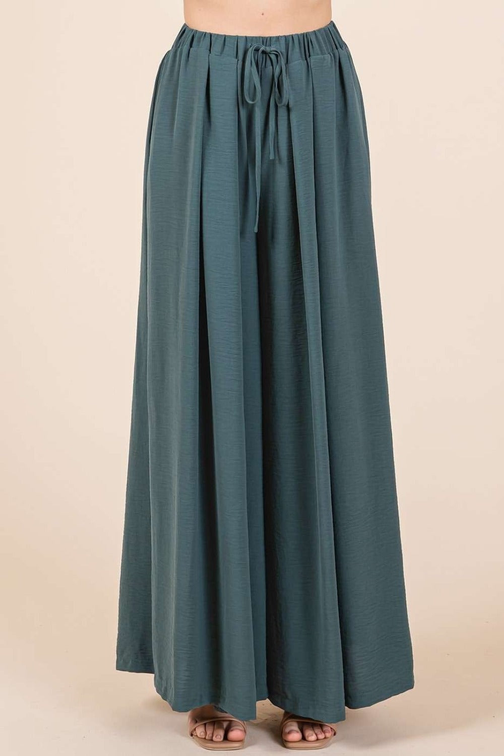 Mittoshop Pleated Wide Leg Pants